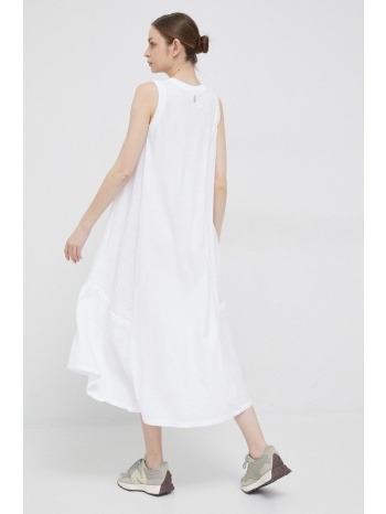 φόρεμα deha χρώμα άσπρο υλικό 1 100% βαμβάκιυλικό 2 100%