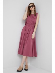 φόρεμα deha χρώμα: ροζ 97% βαμβάκι, 3% ελαστομερές