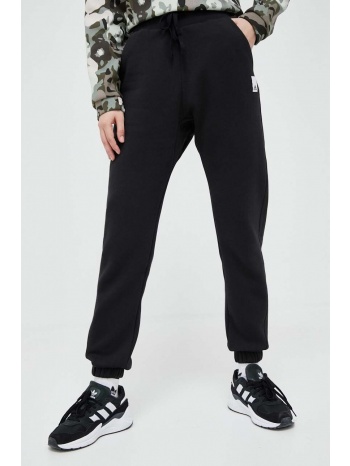 παντελόνι φόρμας adidas χρώμα μαύρο 82% βαμβάκι, 18%