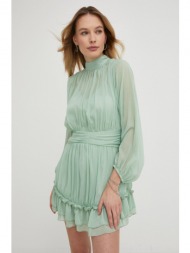 φόρεμα answear lab χρώμα: τιρκουάζ 100% πολυεστέρας