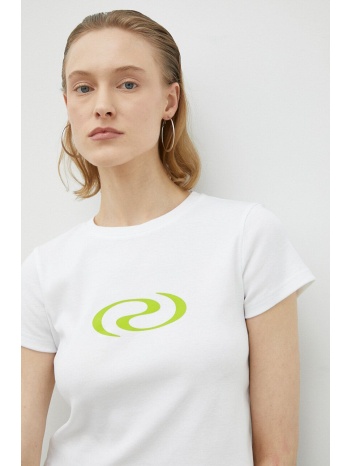 βαμβακερό μπλουζάκι résumé χρώμα άσπρο 100% βαμβάκι