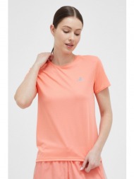 μπλουζάκι για τρέξιμο adidas performance x-city χρώμα: πορτοκαλί 100% ανακυκλωμένος πολυεστέρας