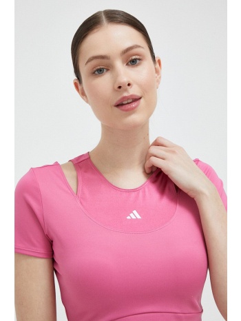 μπλουζάκι προπόνησης adidas performance hiit χρώμα ροζ