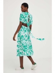 φόρεμα answear lab χρώμα: πράσινο 100% ρεγιόν