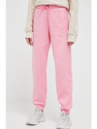 παντελόνι φόρμας adidas χρώμα: ροζ κύριο υλικό: 80% βαμβάκι, 20% ανακυκλωμένος πολυεστέρας
πλέξη λασ