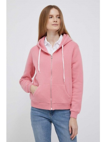 μπλούζα polo ralph lauren χρώμα ροζ, με κουκούλα 83%