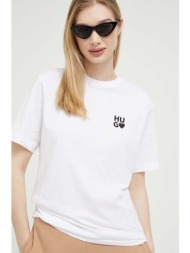 βαμβακερό μπλουζάκι hugo ...