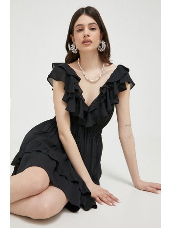 φόρεμα abercrombie & fitch χρώμα μαύρο κύριο υλικό 100%
