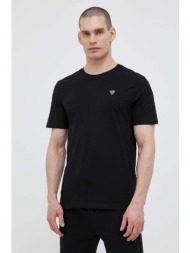 βαμβακερό μπλουζάκι hummel χρώμα: μαύρο 100% βαμβάκι