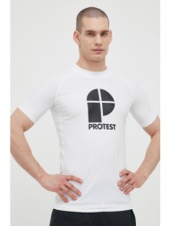 μπλουζάκι protest prtcater χρώμα: άσπρο 80% πολυαμίδη, 20% σπαντέξ