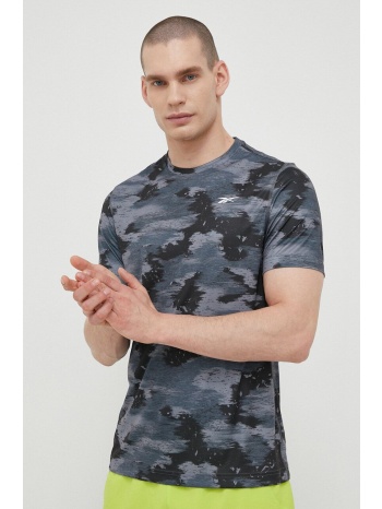 μπλουζάκι προπόνησης reebok χρώμα γκρι 100% ανακυκλωμένος