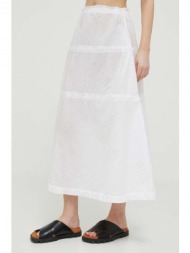 φούστα deha χρώμα: άσπρο 100% πολυαμίδη