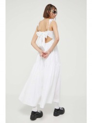 φόρεμα abercrombie & fitch χρώμα: άσπρο κύριο υλικό: 60% βαμβάκι, 40% πολυεστέρας
φόδρα: 100% βαμβάκ