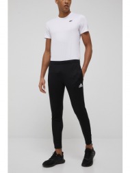 παντελόνι προπόνησης adidas performance entrada 22 ανδρικό, χρώμα: μαύρο 100% ανακυκλωμένος πολυεστέ