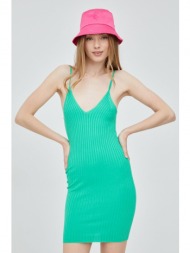 φόρεμα noisy may χρώμα: πράσινο, 24% πολυεστέρας, 76% βισκόζη live co από την birla cellulose