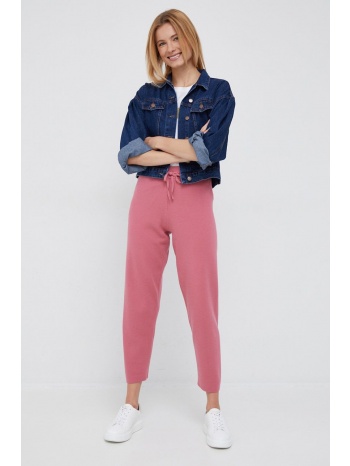 παντελόνι tommy hilfiger χρώμα ροζ 59% modal, 26%