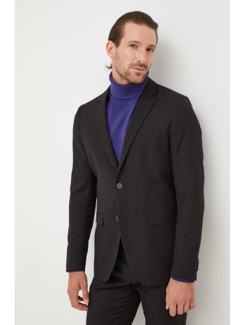 σακάκι sisley χρώμα μαύρο κύριο υλικό 70% πολυεστέρας