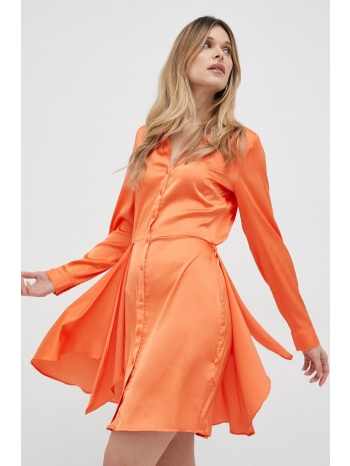 φόρεμα guess χρώμα πορτοκαλί