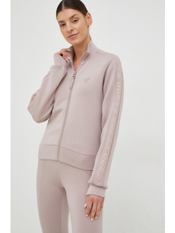 μπλούζα guess χρώμα καφέ,