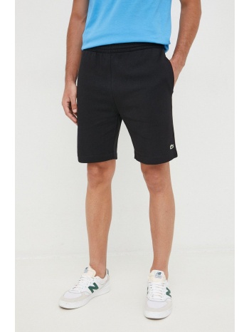 σορτς lacoste χρώμα μαύρο