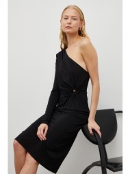 φόρεμα birgitte herskind χρώμα: μαύρο 21% πολυεστέρας, 4% σπαντέξ