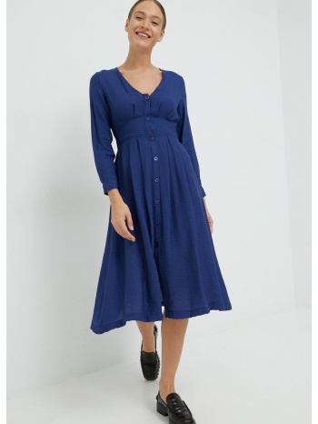 φόρεμα united colors of benetton χρώμα ναυτικό μπλε, 76%