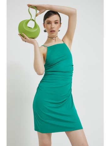φόρεμα jdy χρώμα πράσινο, 94% πολυεστέρας, 6% σπαντέξ