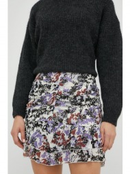 φούστα young poets society alenia χρώμα: μοβ 100% βισκόζη