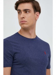 βαμβακερό μπλουζάκι polo ralph lauren χρώμα: κόκκινο 100% βαμβάκι