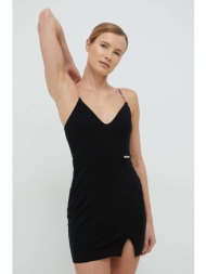 φόρεμα labellamafia χρώμα: μαύρο 91% βισκόζη, 9% σπαντέξ