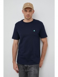 βαμβακερό μπλουζάκι united colors of benetton χρώμα: ναυτικό μπλε 100% βαμβάκι