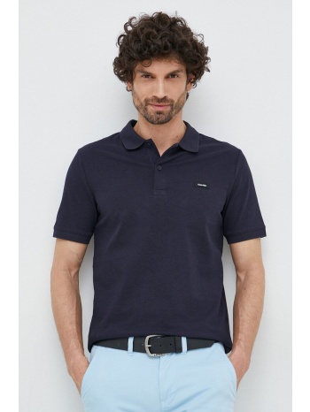 πόλο calvin klein χρώμα ναυτικό μπλε 96% βαμβάκι, 4%