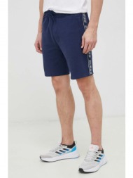 σορτς guess χρώμα: ναυτικό μπλε 95% βαμβάκι, 5% σπαντέξ