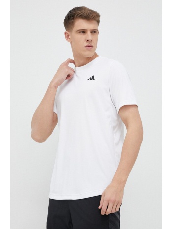 μπλουζάκι προπόνησης adidas performance club χρώμα άσπρο