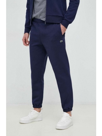 παντελόνι φόρμας lacoste χρώμα ναυτικό μπλε 84% βαμβάκι