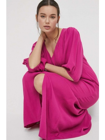 φόρεμα medicine χρώμα ροζ 100% βισκόζη