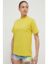 βαμβακερό μπλουζάκι puma χρώμα: κίτρινο κύριο υλικό: 100% βαμβάκι
πλέξη λαστιχο: 97% βαμβάκι, 3% σπα
