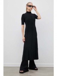 φόρεμα 2ndday χρώμα: μαύρο 95% πολυεστέρας, 5% σπαντέξ