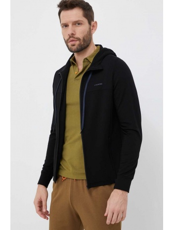 αθλητική μπλούζα viking lonetree χρώμα μαύρο, με κουκούλα