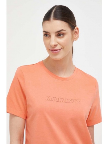 αθλητικό μπλουζάκι mammut core logo χρώμα πορτοκαλί 50%