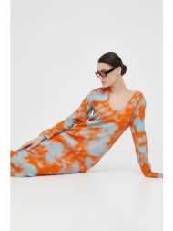 φόρεμα samsoe samsoe χρώμα: πορτοκαλί κύριο υλικό: 80% lenzing ecovero βισκόζη, 20% πολυαμίδη
φόδρα: