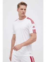μπλουζάκι προπόνησης adidas performance squadra 21 χρώμα: άσπρο 100% ανακυκλωμένος πολυεστέρας