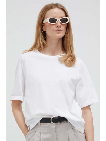 βαμβακερό μπλουζάκι united colors of benetton χρώμα άσπρο