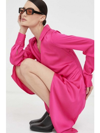 φόρεμα 2ndday χρώμα ροζ 100% ανακυκλωμένος πολυεστέρας