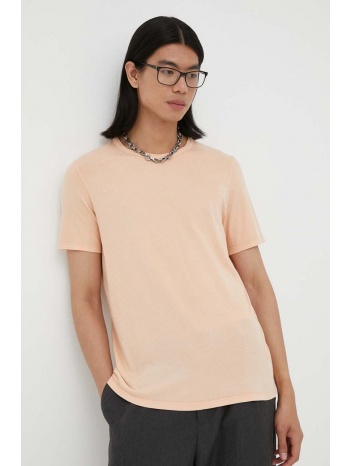βαμβακερό μπλουζάκι american vintage χρώμα πορτοκαλί 100%