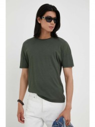 βαμβακερό μπλουζάκι american vintage χρώμα: πράσινο 100% βαμβάκι