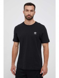 βαμβακερό μπλουζάκι adidas originals χρώμα: μαύρο 100% βαμβάκι