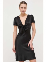 φόρεμα guess χρώμα: μαύρο 100% βισκόζη