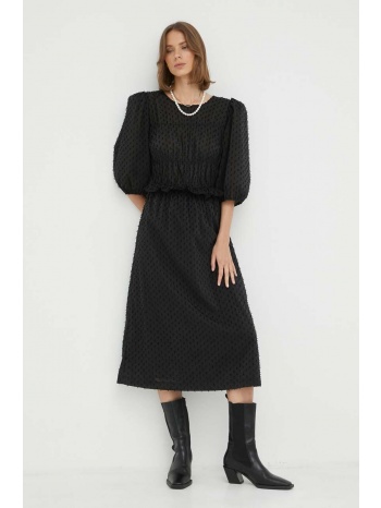 φόρεμα 2ndday χρώμα μαύρο κύριο υλικό 53% πολυεστέρας