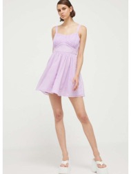φόρεμα abercrombie & fitch χρώμα: μοβ κύριο υλικό: 100% πολυεστέρας
φόδρα: 97% πολυεστέρας, 3% σπαντ